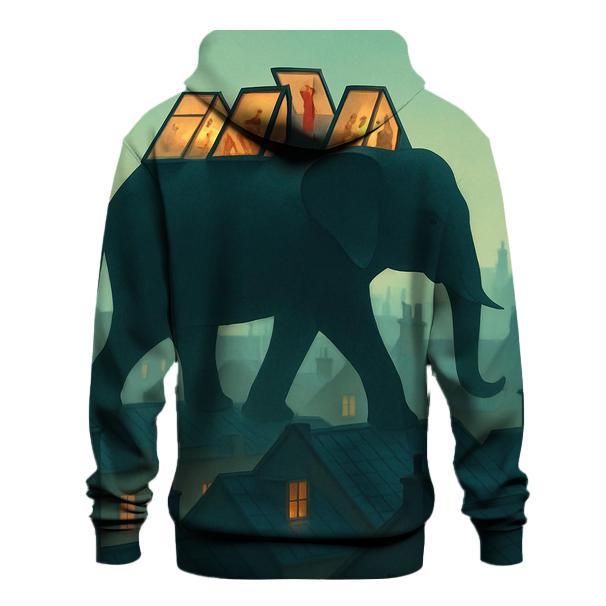 Random Skylight Elephant heavyweight hoodies
