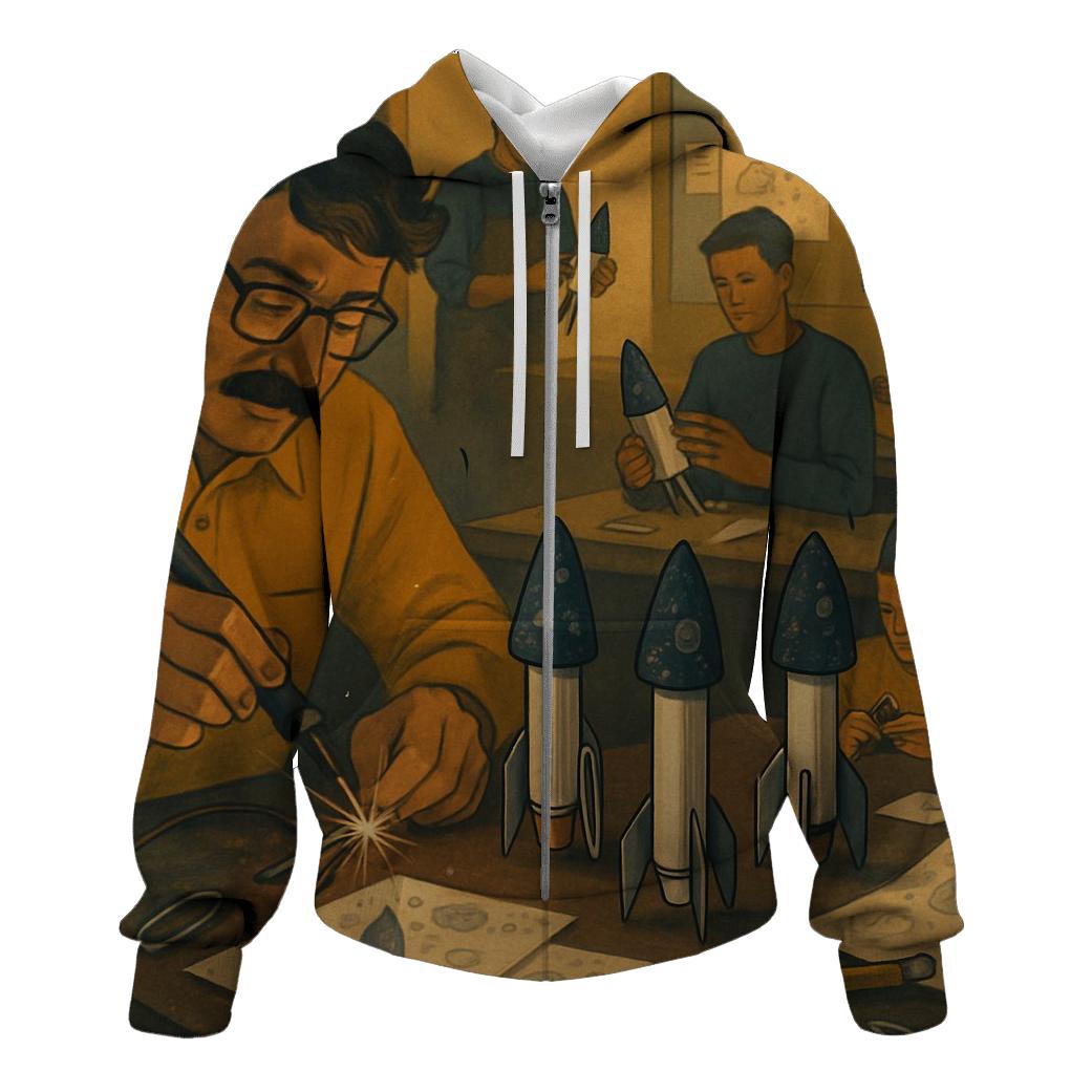 Paperclip Rocket Atelier hoodies fashion