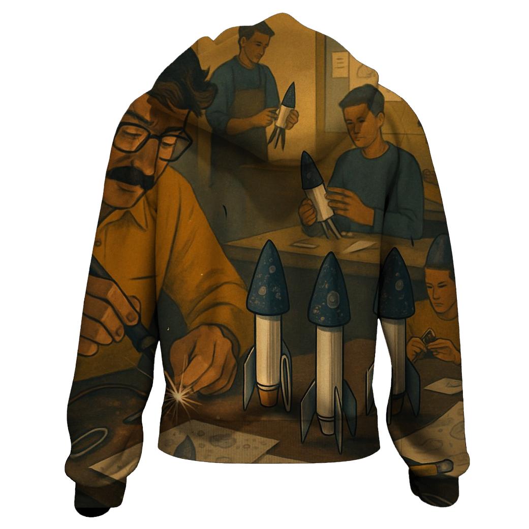 Paperclip Rocket Atelier hoodies fashion