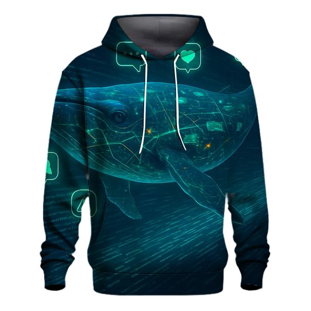Random Signal Whale hoodies fashion