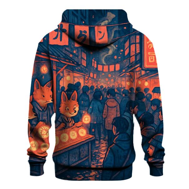 Random Lantern Fox Market hoodie trends