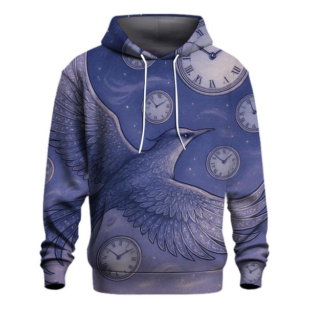 Random Crescent Bird pullover hoodies