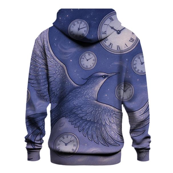 Random Crescent Bird pullover hoodies
