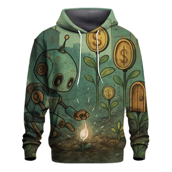 Random Seedling Robot premium hoodies