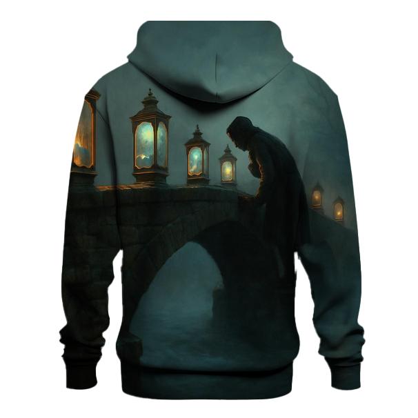 Random Lantern Bridge premium hoodies