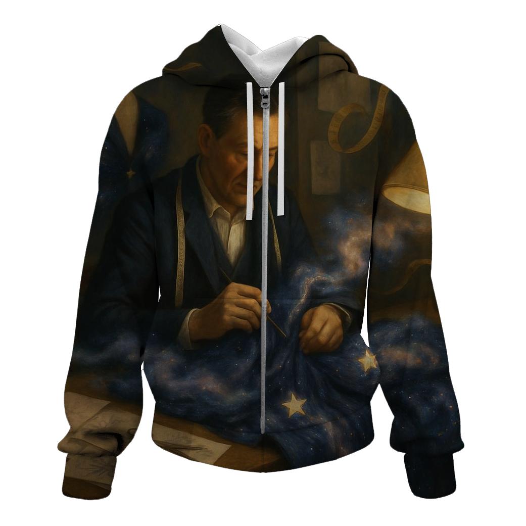Nebula Tailor Atelier zip-up hoodies