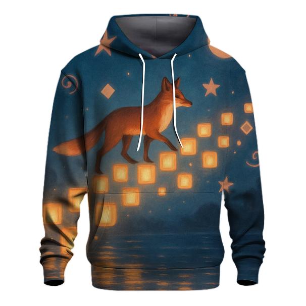Random Lantern Bridge Fox heavyweight hoodies