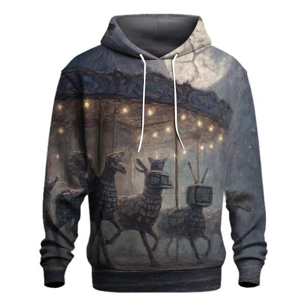 Random Moonlit Carousel graphic hoodies