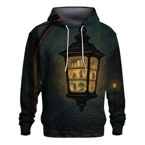 Random Signal Lantern graphic hoodies