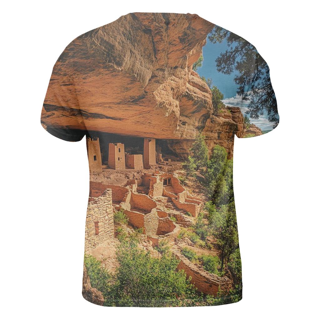 Cliff Palace Mesa Verde National Park custom all-over print shirts