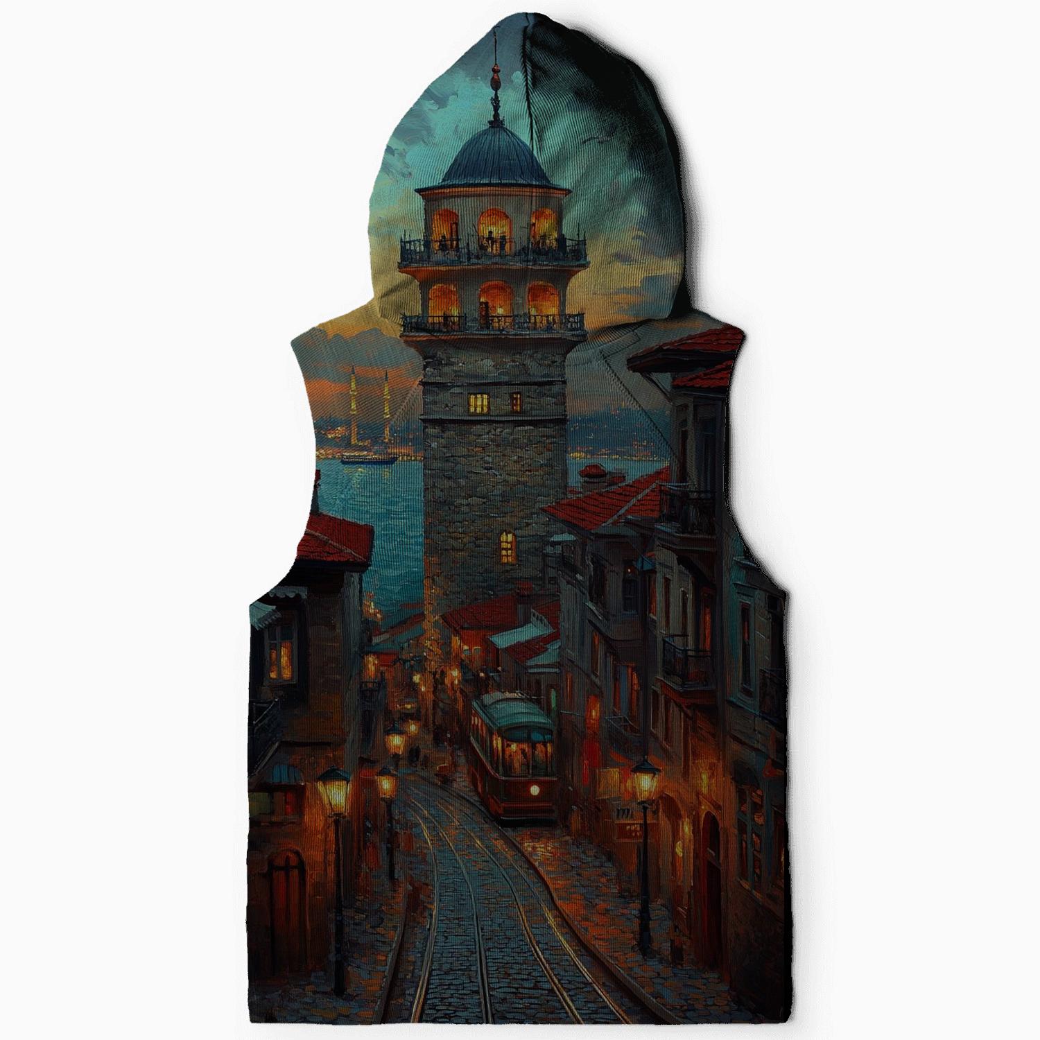 Galata Tower - Istanbul embroidered hoodies