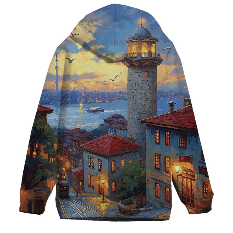 Galata Tower - Istanbul premium hoodies