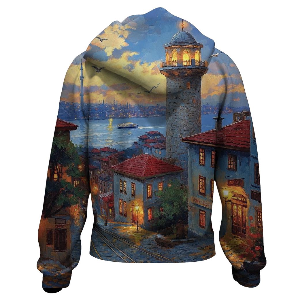 Galata Tower - Istanbul zip-up hoodies