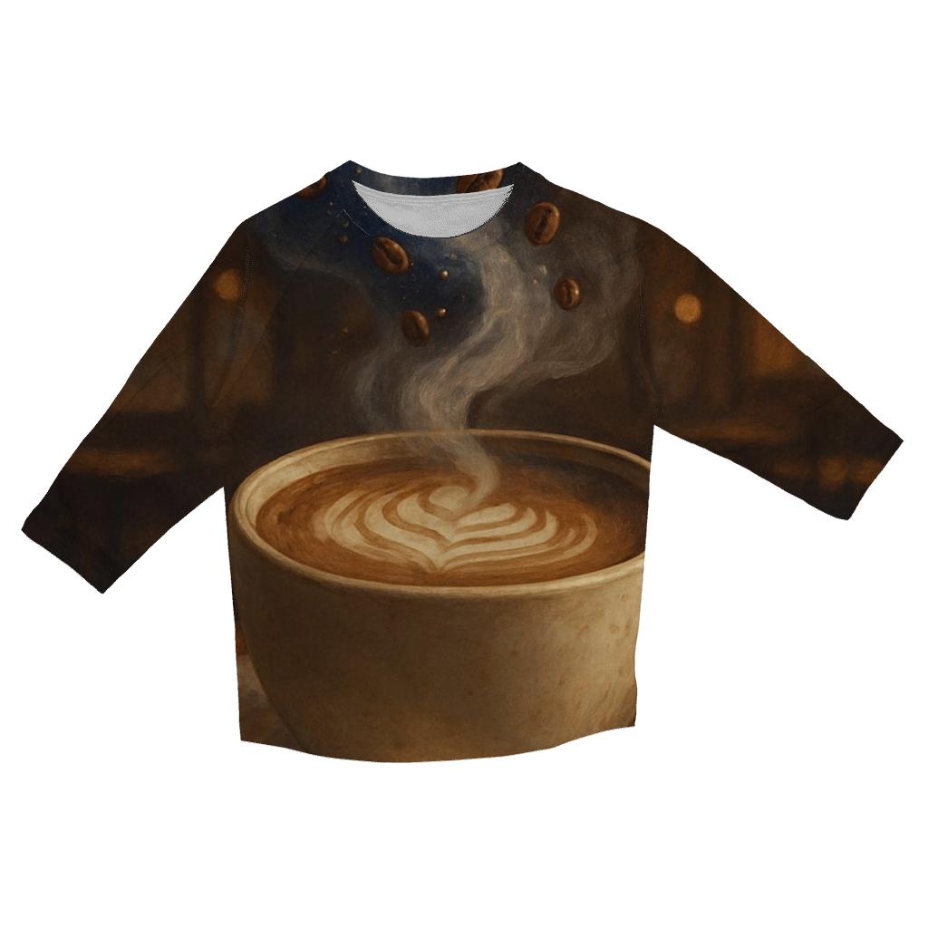 Nebula Brew Mosaic cotton quarter sleeve shirts