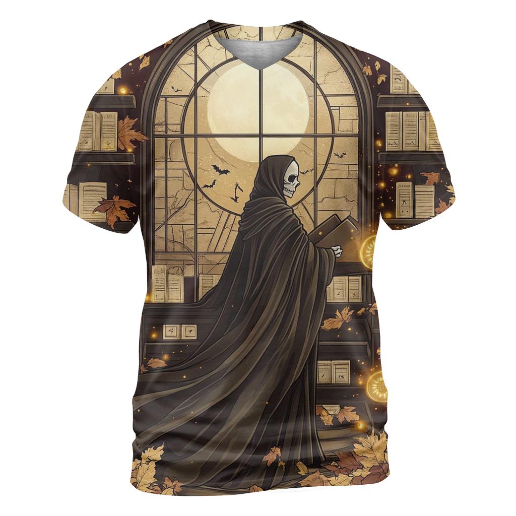 The Archivist Of Autumn Runes custom all-over print shirts