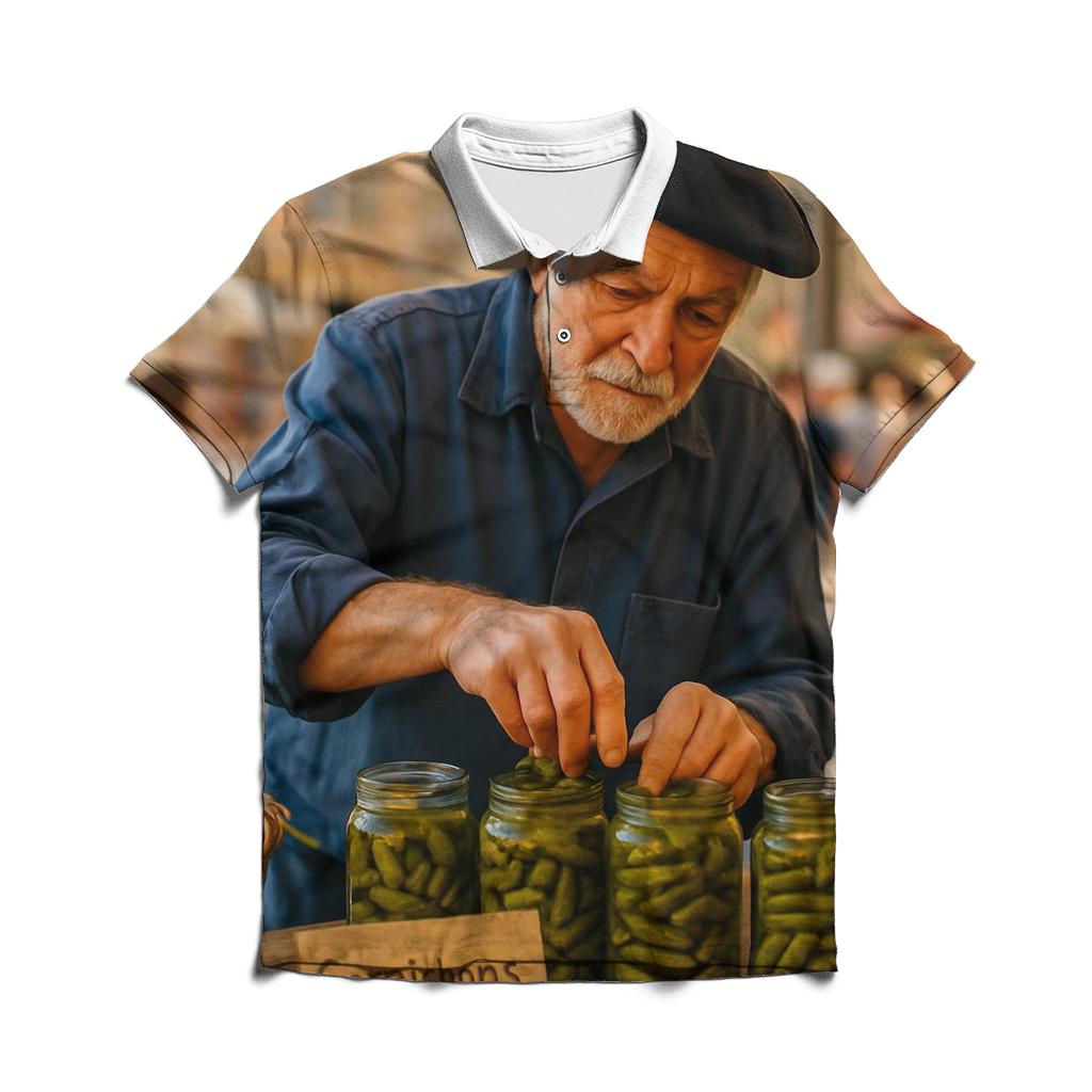 Market Cornichon Conservatory premium cotton polo shirts