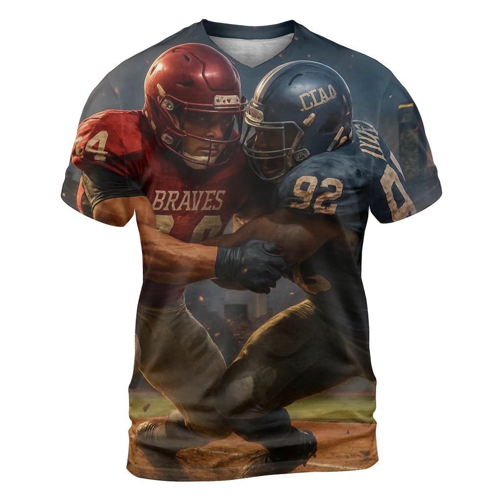 Clash Of The Diamond Gridiron personalized full print shirts