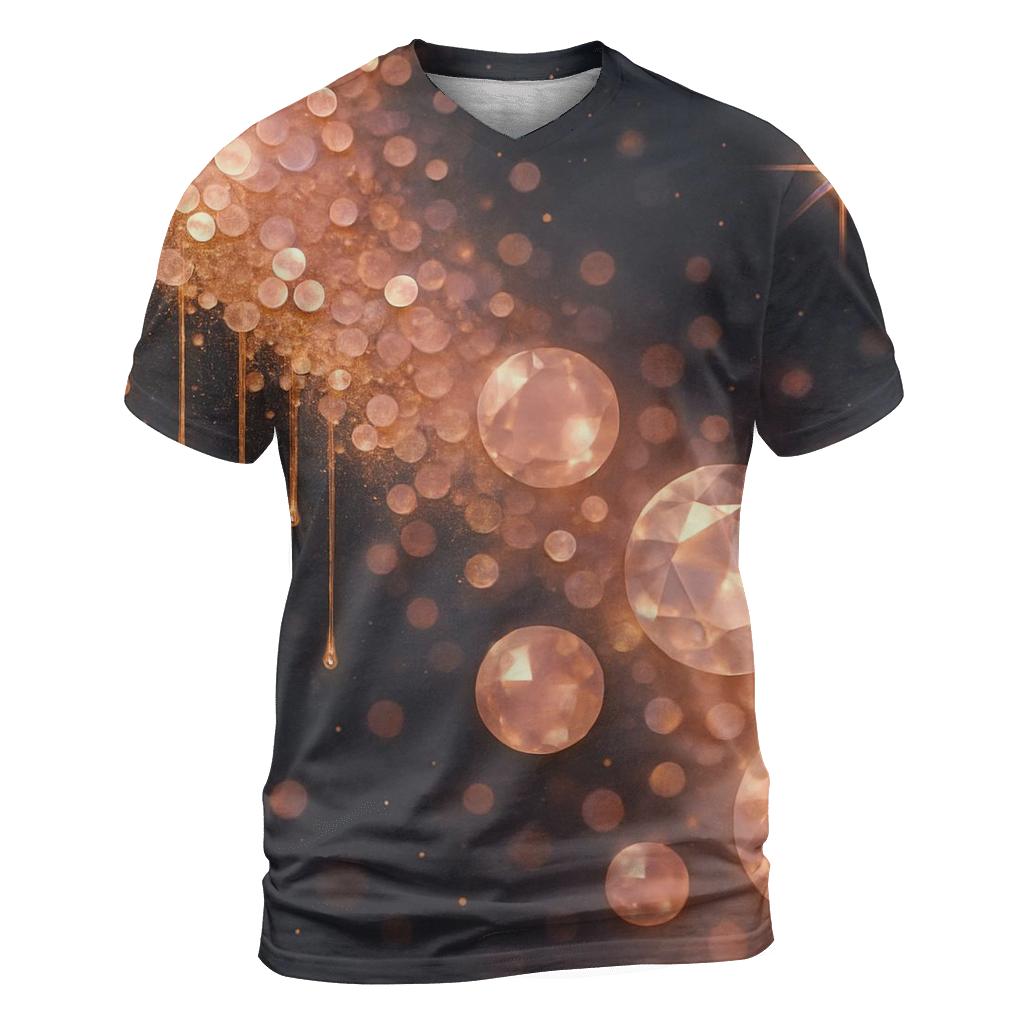 Celestial Sequin Cascade personalized full print shirts