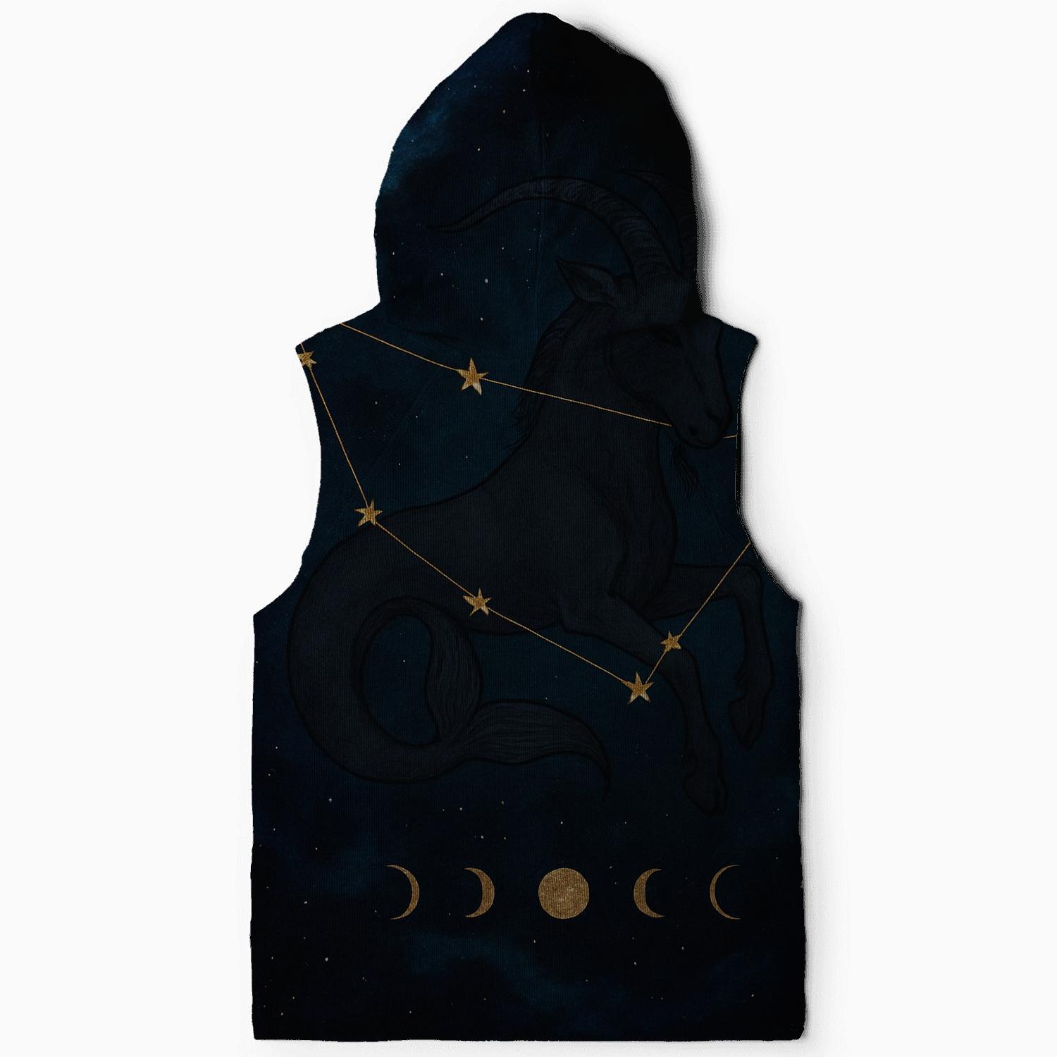 Midnight Capricorn Nebula Chart hoodies fashion