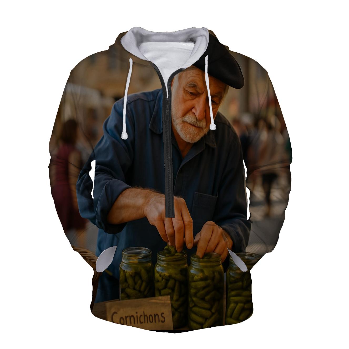 Market Cornichon Conservatory zip-up hoodies