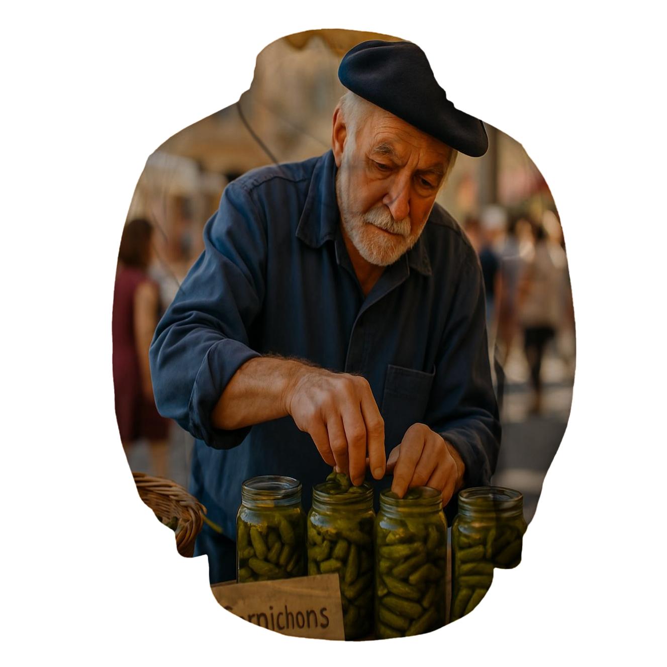 Market Cornichon Conservatory zip-up hoodies