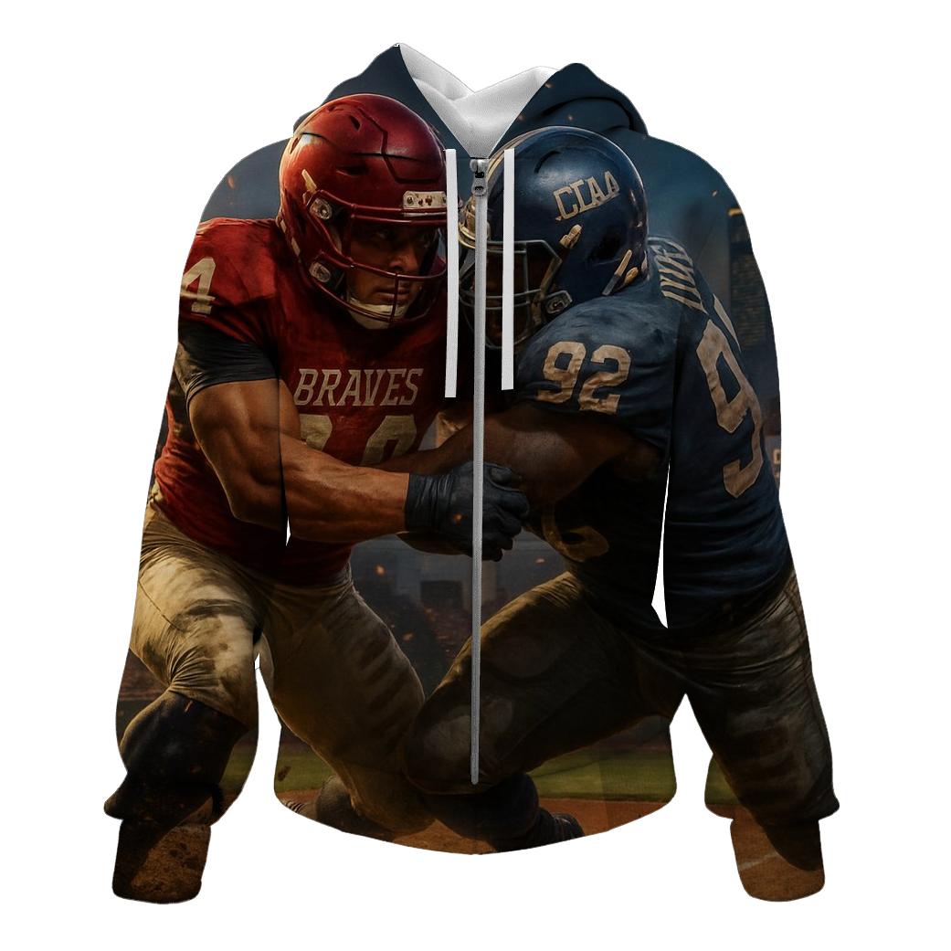 Clash Of The Diamond Gridiron pullover hoodies