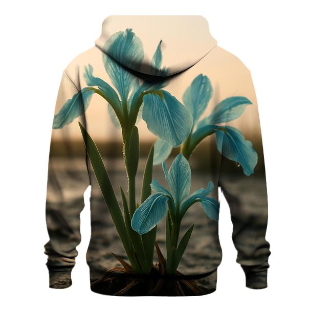 Dawn Petals Of The Salt Marsh Iris custom hoodies