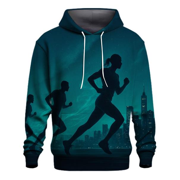Midnight Marathon Skyline hoodie trends