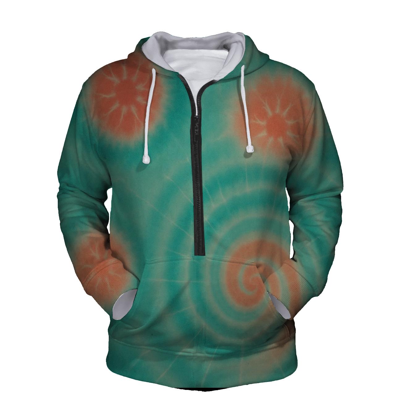 Solar Spiral Kumo Panel graphic hoodies