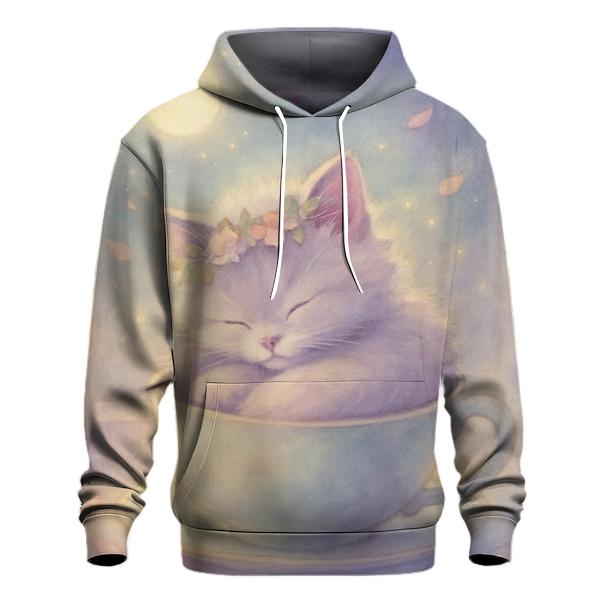 Moonlight Milkmaid Kitten zip-up hoodies