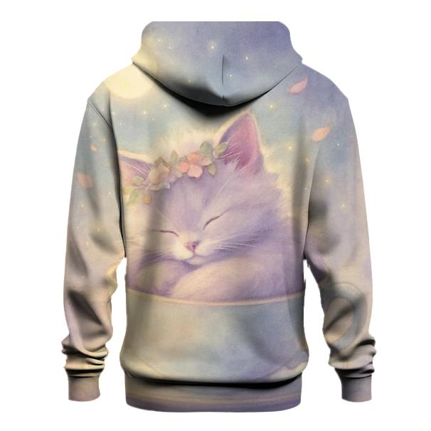 Moonlight Milkmaid Kitten zip-up hoodies