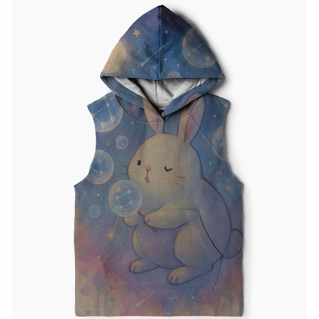 Bubblegum Astral Bunny designer hoodies