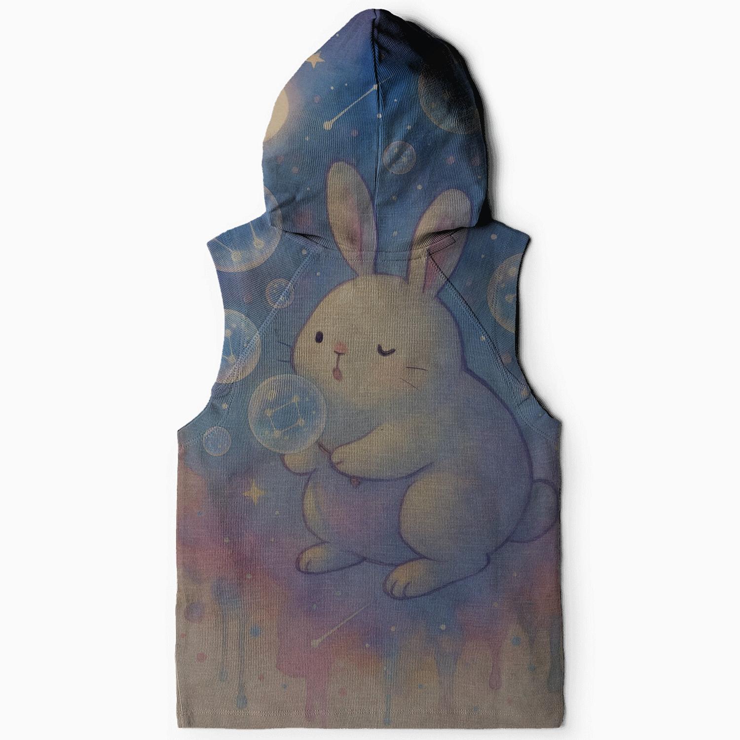 Bubblegum Astral Bunny designer hoodies
