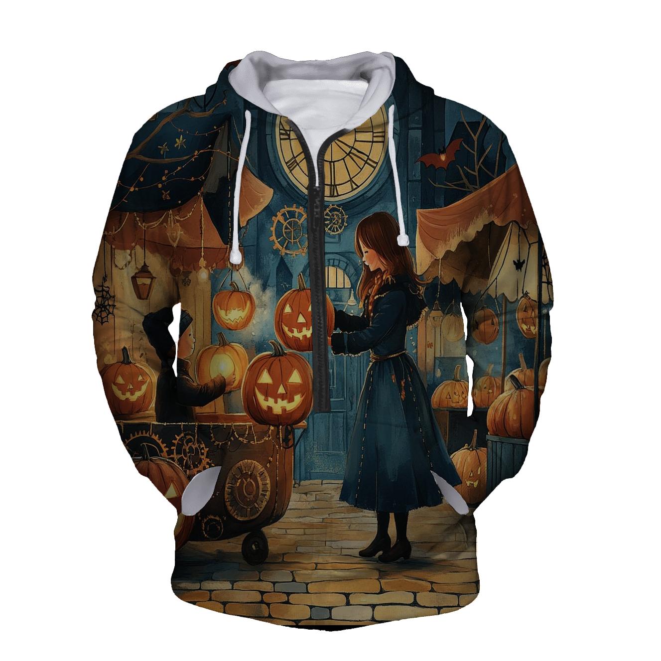 Lantern Market Of Clockwork Pumpkins hoodie styles