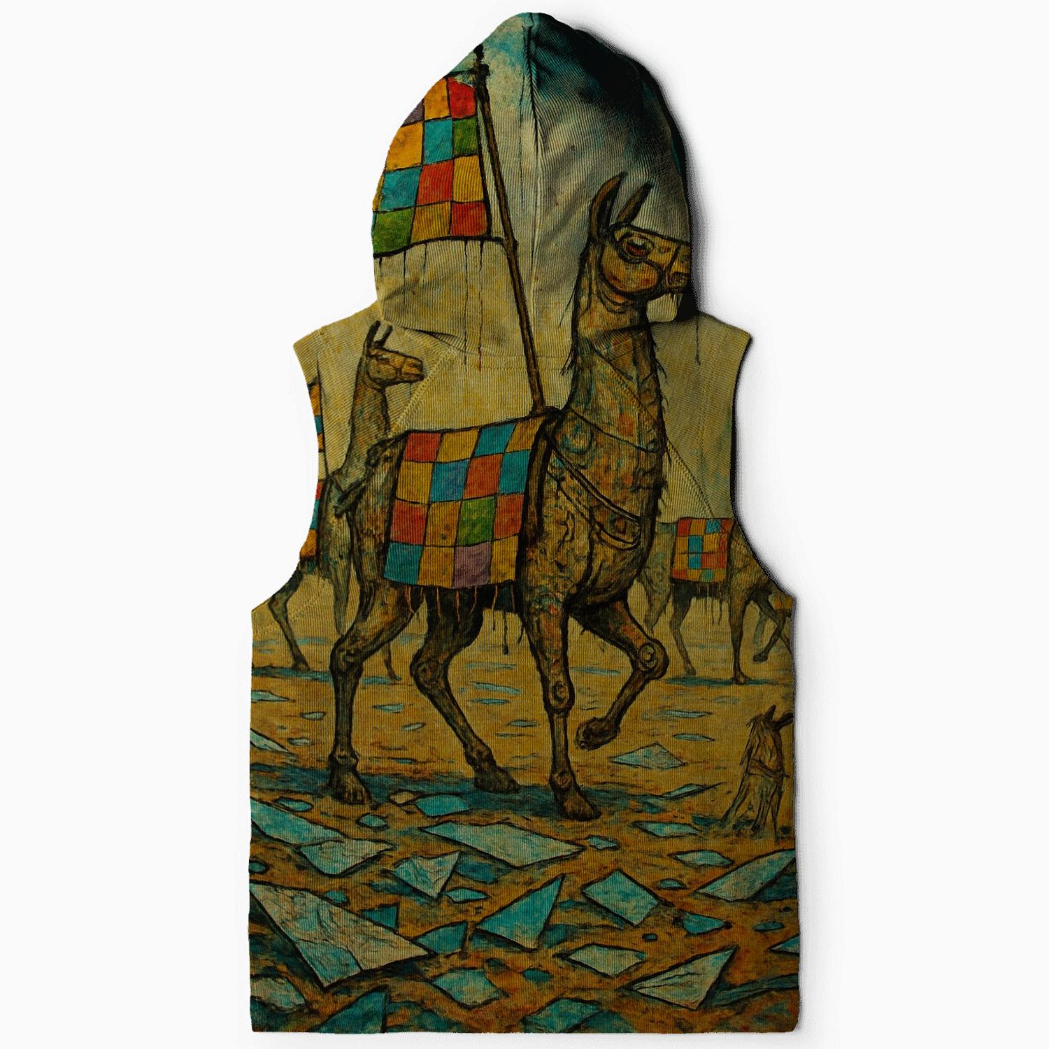 Clockwork Llama Parade printed hoodies