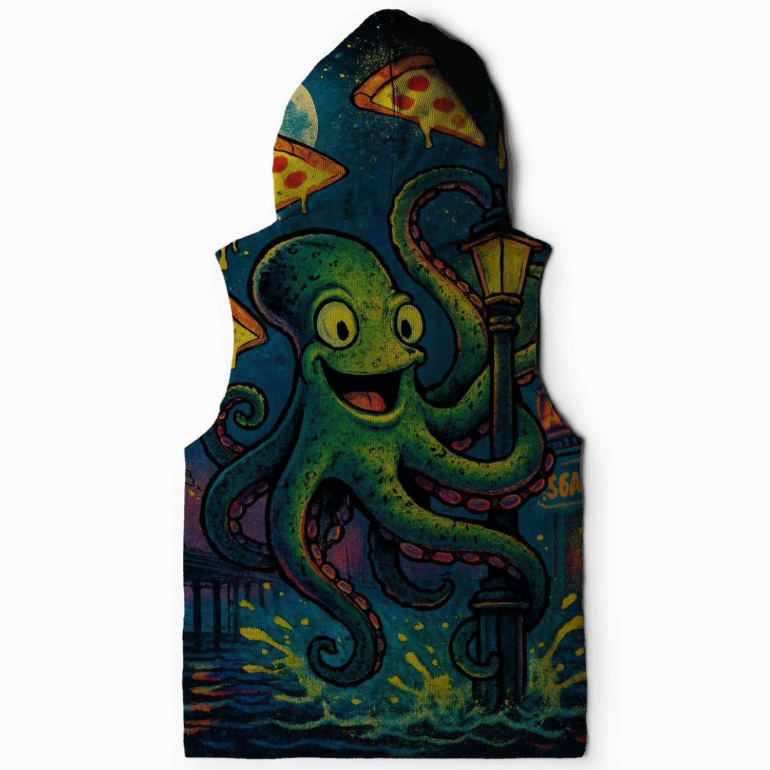 Midnight Pizza Kraken custom hoodies