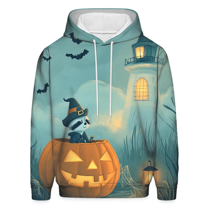 Pumpkin Ship Of The Fog Harbor zip-up hoodies