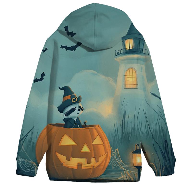 Pumpkin Ship Of The Fog Harbor zip-up hoodies