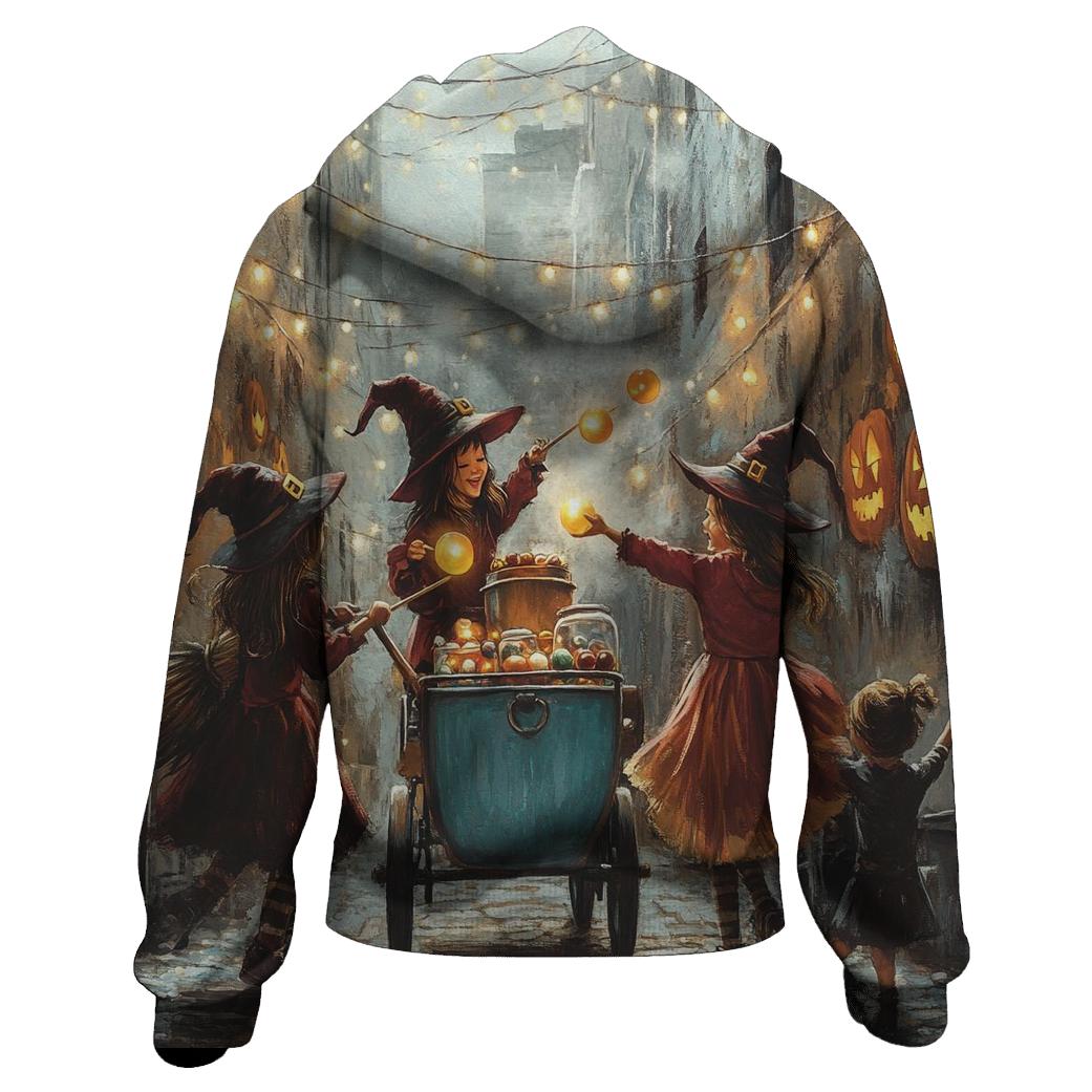 Midnight Candy Cart Of The Alley Witches lightweight hoodies