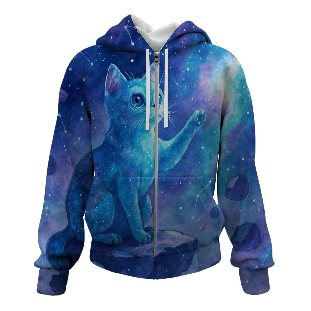 Nebula Watcher Cat hoodie designs