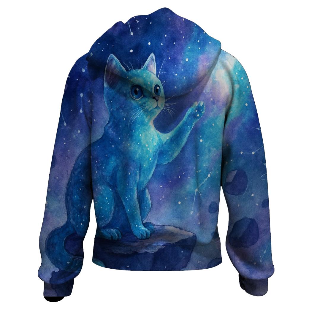 Nebula Watcher Cat hoodie designs