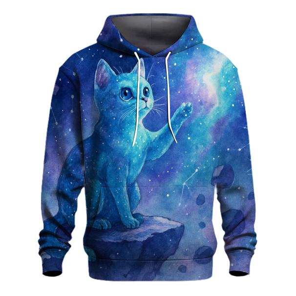 Nebula Watcher Cat hoodies fashion