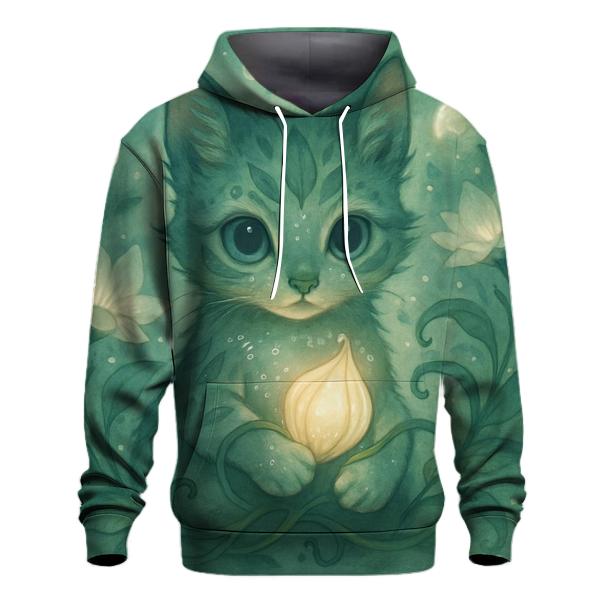 Botanical Guardian Kitten hoodie designs