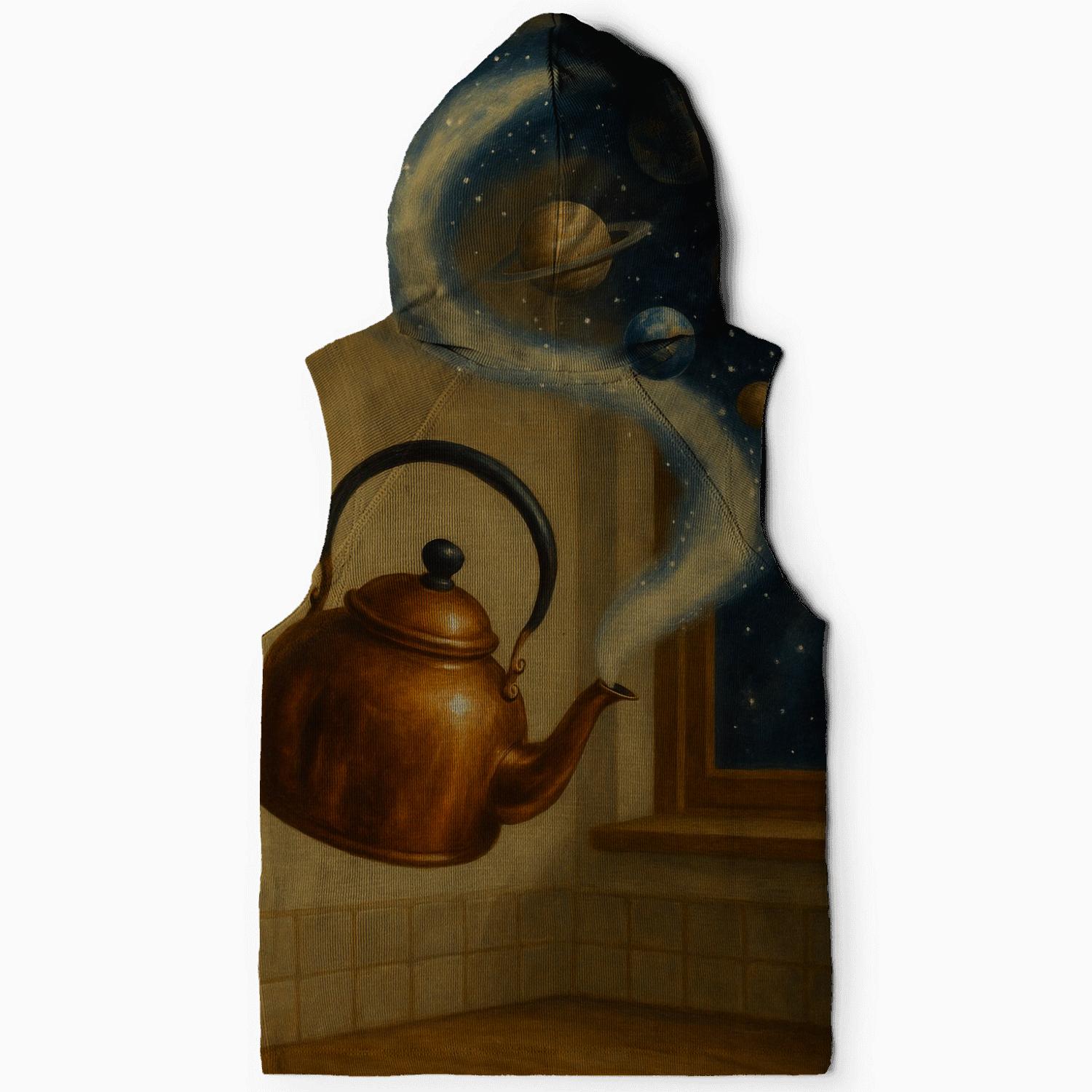 Orbiting Tea Kettle zip-up hoodies
