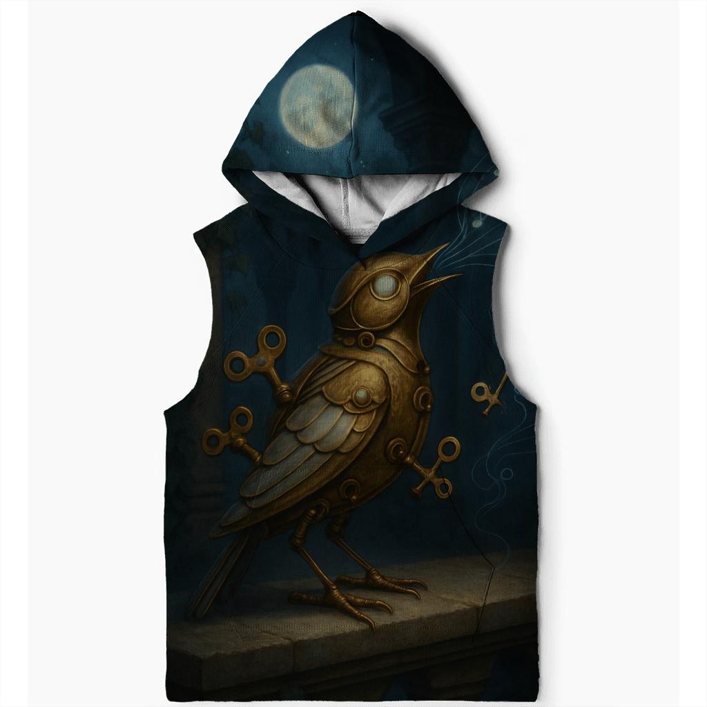 Clockwork Nightingale printed hoodies