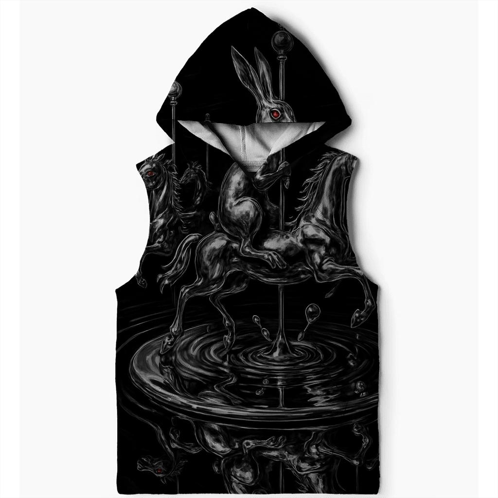 Mercury Carousel Hare graphic hoodies