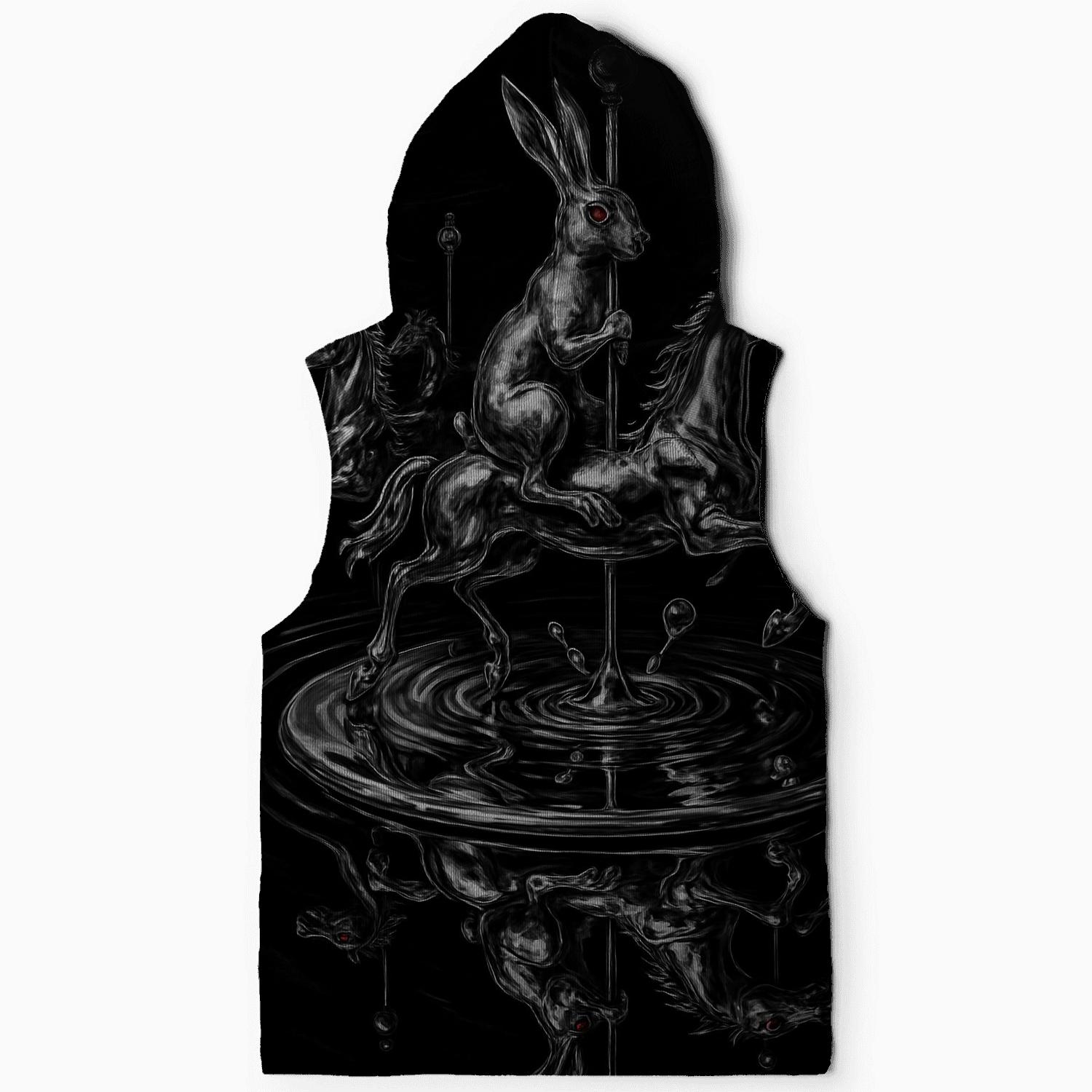 Mercury Carousel Hare graphic hoodies