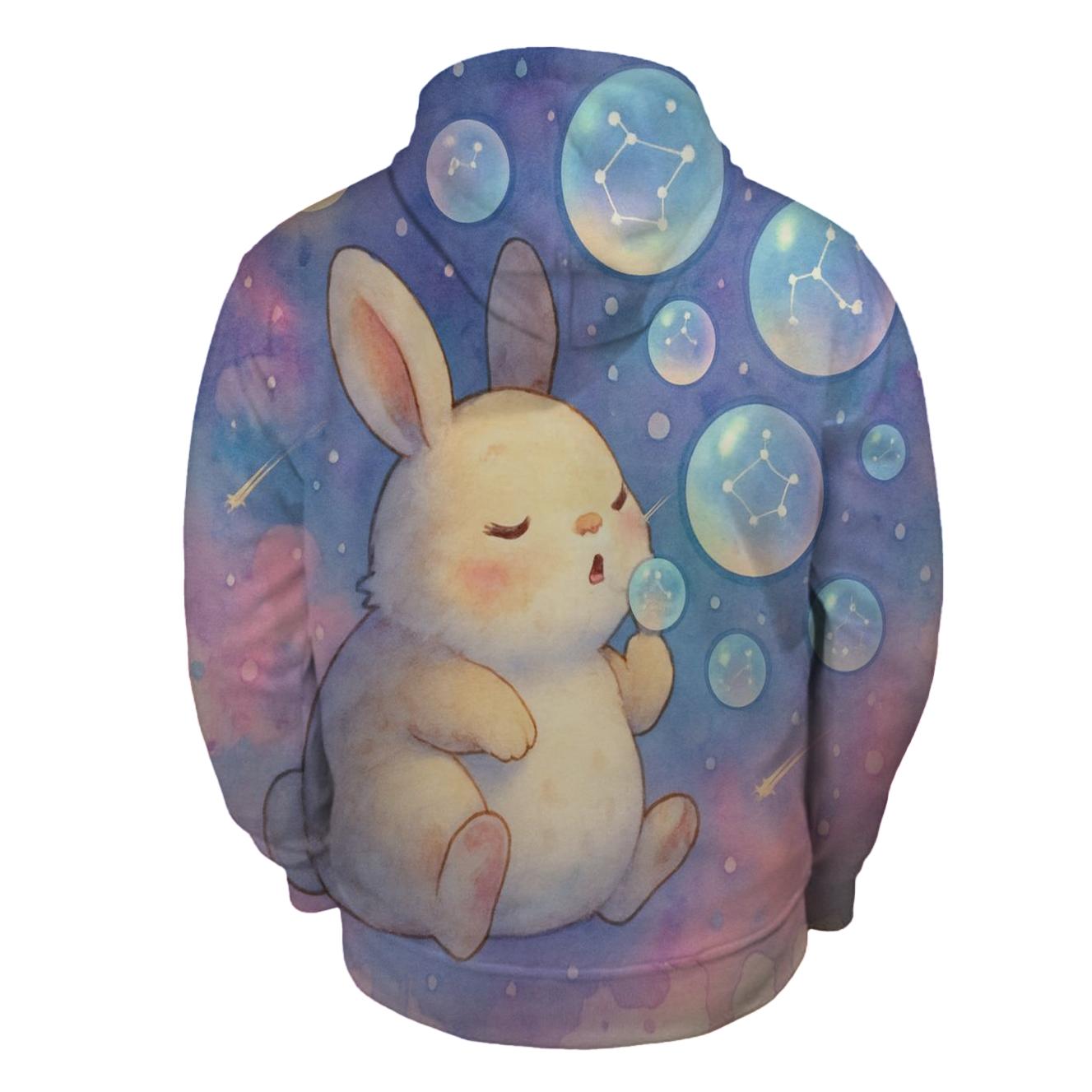 Bubblegum Astral Bunny premium hoodies