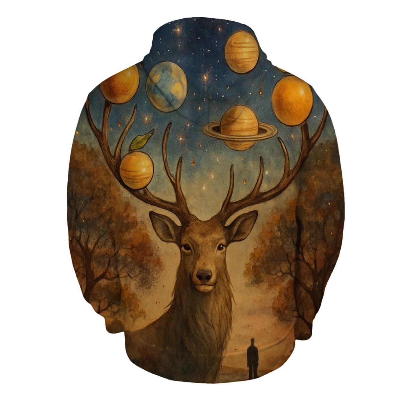 Gravity Orchard Stag pullover hoodies