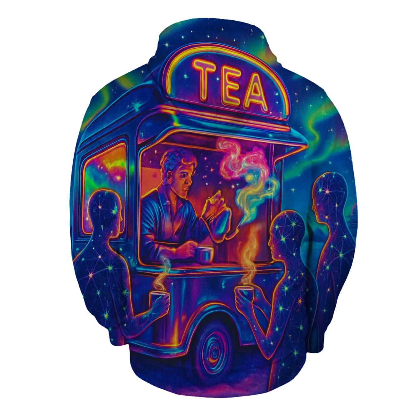 Aurora Tea Truck printed hoodies